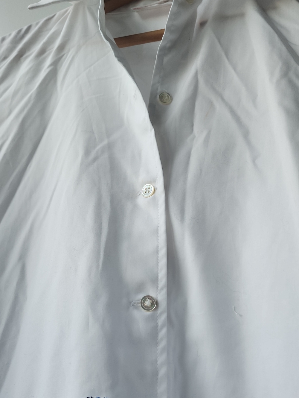 minki Smocked Pleated Uneven Hem Shirt Dress - Picture 3 of 11
